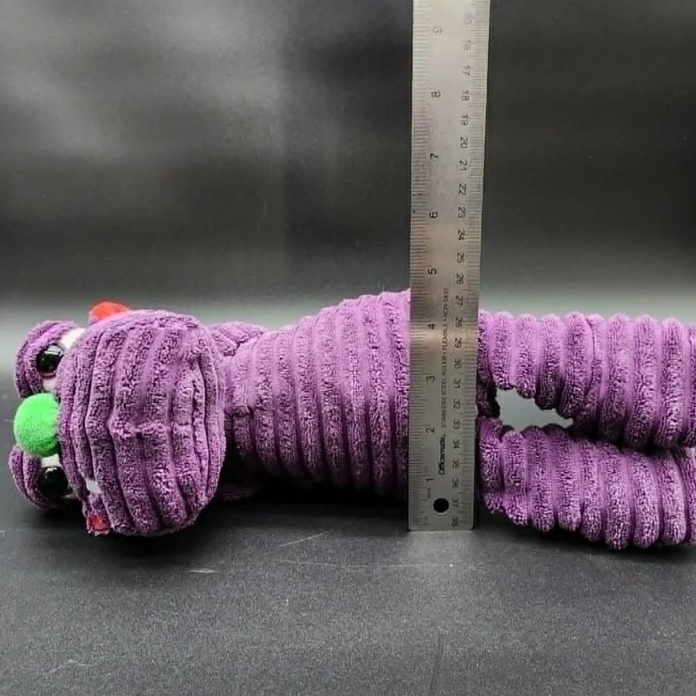 Ganz Purple Ribbles Monster Plush Corduroy Textured Stuffed Animal Toy‎ HW10807